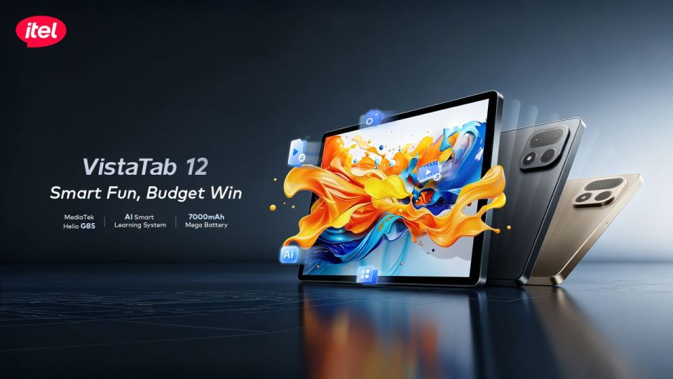 itel VistaTab 12 Rp2,4 Jutaan, Dapat Keyboard dan Pen