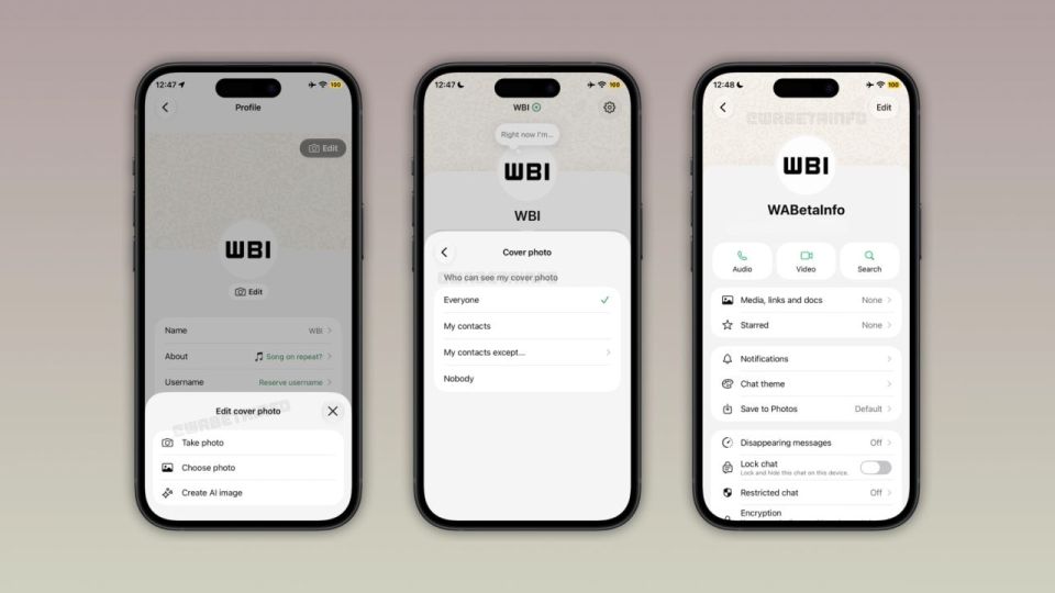 WhatsApp Uji Foto Sampul Profil, Begini Cara Pasangnya