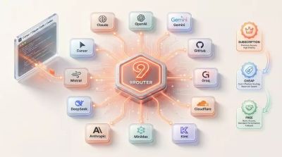 Panduan 9Router: Bikin AI Gateway Lokal Anti Rate Limit (2026)