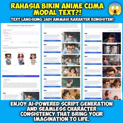 Contoh prompt AI video generator: Formula Identitas