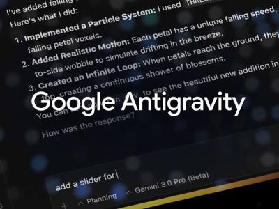 Google Antigravity Kini Bisa Membuat Interactive