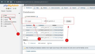 Membuat Database MySQL Di Phpmyadmin Dari Nol