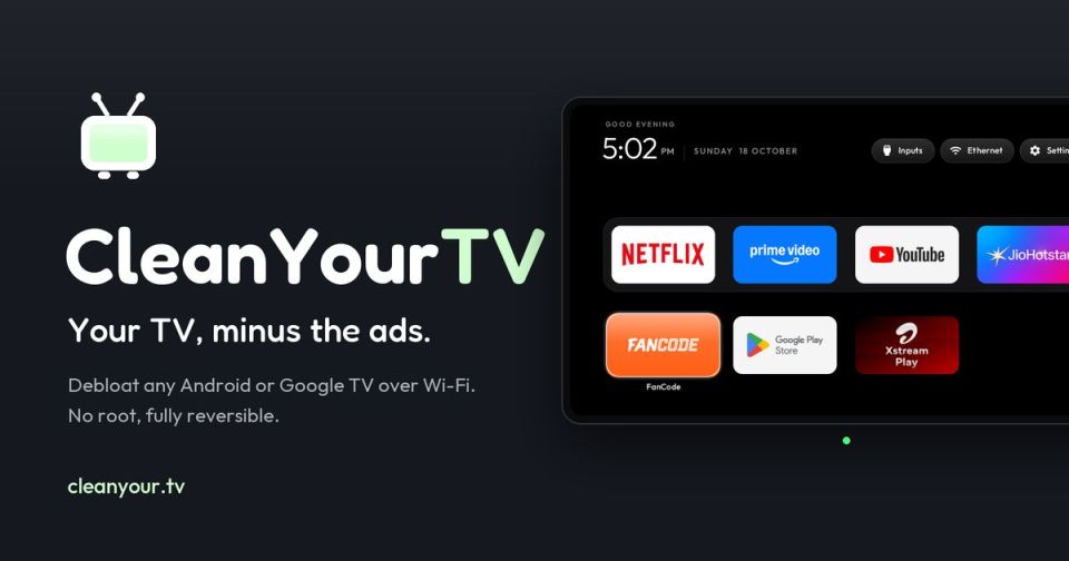 Cara Hilangkan Iklan di Android TV Tanpa Root, Pakai CleanYourTV yang Lagi Viral