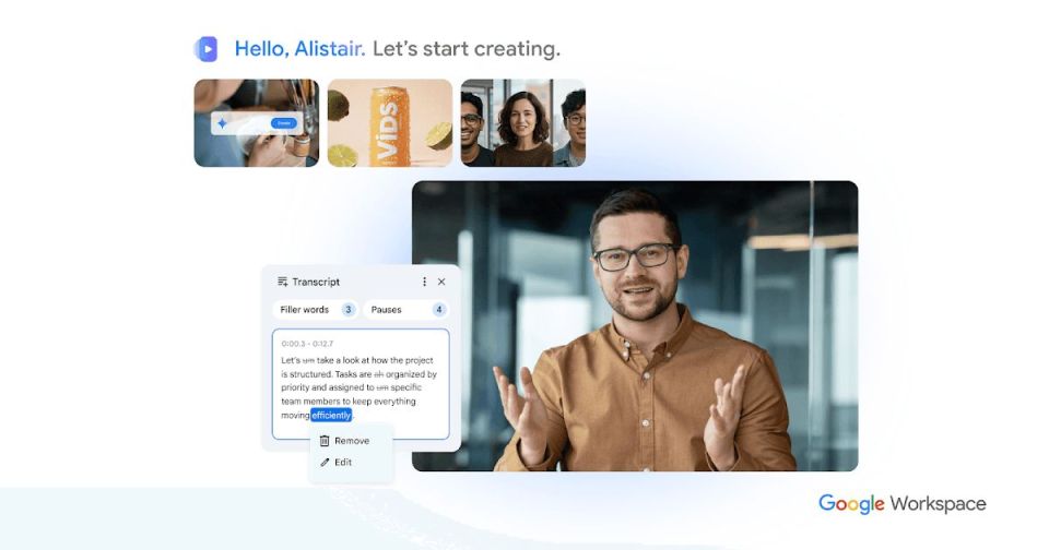 Google Vids Kini Bisa Pisahkan Audio dan Atur Kecepatan Video, Ini Fitur Barunya